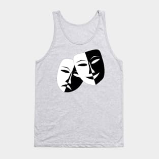 Comedy Tragedy Theatre Masks Tank Top